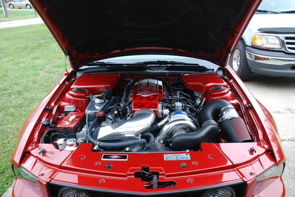 Mustang Featuring Canton Vortech/Paxton Supercharger Tank